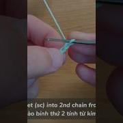 SC Into 2nd Chain From Hook Shorts Crochet Easycrochet