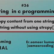 How To Copy Content In String Without Using Strcpy Function In C