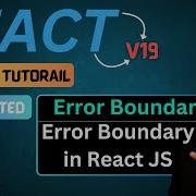 78 Error Boundary In React JS React JS Full Course React JS Tutorial In Hindi React JS