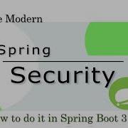 How To Secure Spring Rest API In Spring Boot 3 Spring Boot 3 Security Configuration