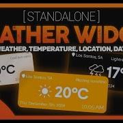 Weather Widget For FiveM Standalone QB ESX