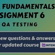 Coding Assignment 6 Java Fundamentals QA Testing CCBP Nextwave Ccbp Ccbpacademy