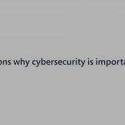 5 Reasons Why Cybersecurity Is So Important