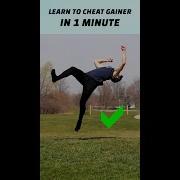 Easiest Way To Learn A Flip How To Cheat Gainer In 1 Minute Shorts