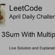 Daily Leetcode 736 Apr 06 2022 923 3Sum With Multiplicity