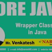 Wrapper Classes In Java Core Java Tutorial