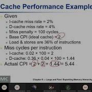 CPE432 23 Cache Performance And Associative Caches