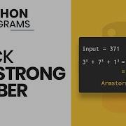 Python Program To Check If The Number Is Armstrong Or Not