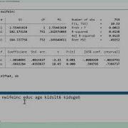 Stata Basics Linear Probability Models