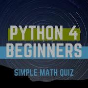Basic Python Math Quiz