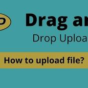 Drag And Drop Files To Upload Using PHP JQuery JS