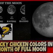 SEVEN LUCKY CHICKEN COLORS IN THE MONTH OF FULL MOON