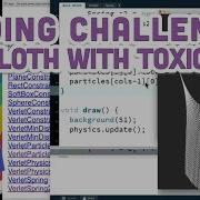 Coding Challenge 20 3D Cloth With Toxiclibs