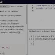 Access Array Data With Indexes Freecodecamp Org Video 41 Basic JavaScript