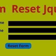 Form Reset JQuery Ujjwal Technical Tips