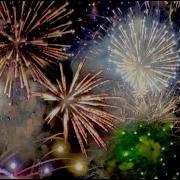 Fireworks Sound Effects And Stock Video 4K Colorful Fireworks Exploding In Night Sky ROYALTY FREE