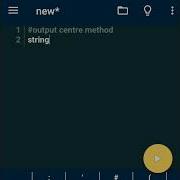Output Center Method In Python