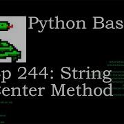 Python Basics String Center Method