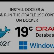 INSTALL INSTALL DOCKER ORACLE DATABASE 19C ON WINDOWS 11