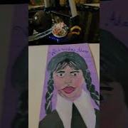 Wednesday Adams Painting Bts Painting Wednesdayaddams Wednesdaywisdom Wednesday