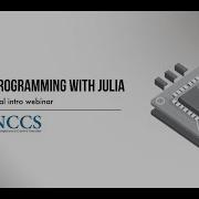 ENCCS Webinar GPU Programming With Julia