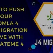 How To Push Your Joomla 4 Test Migration To Live With MigrateMe 4