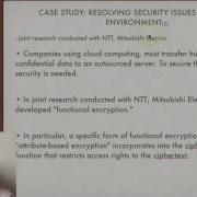 Functional Encryption A Cryptography Technique