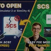 How To Open SCS Files Euro Truck Simulator 2 Or SimCity 4