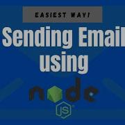 Как отправить электронное письмо с помощью Node Js самый простой способ с помощью Sendgrid
