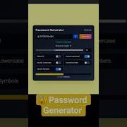 Password Generator Using React TailwindCSS Passwordgenerator React Coding