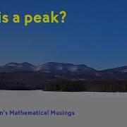 How High Is A Peak The Watershed Algorithm