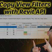 Revit API Tutorial How To Copy View Filters Across Views With Python