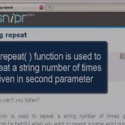PHP Tutorial String Repeat
