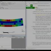 ANSYS Tutorial 2 2D Beam Mindlin Reissner Shell Element