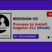 Angular CLI Installation How To Set Up Angular CLI On Windows 10 Hindi Session 03