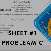ICPC Assiut Sheet Sheet 1 Problem C Simple Calculator
