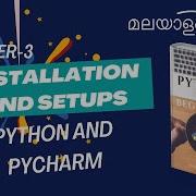 Python And PyCharm Installation And Setups Chapter 3 Malayalam Python Tutorial