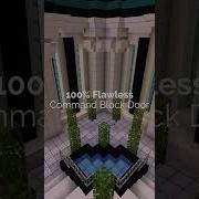 Flawless Command Block Door Minecraft