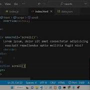 Javascript Onscroll Event Example To Detect User Scrolling In Div Section Change CSS Properties
