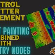 Controlling Scatter Placement With Weight Painting And Geometry Nodes