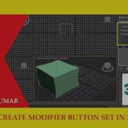 Tutorial TO CREATE MODIFIER BUTTON SET IN 3DS MAX