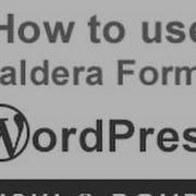 Using Caldera Forms For WordPress
