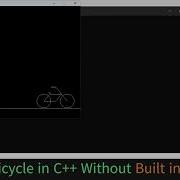 Creating A Moving Bicycle Animation In C Without Built In Functions Computer Graphic