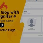 8 Setting Up A Profile Page In CodeIgniter 4