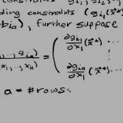 Constrained Optimization Lecture II Part 3 Several Inequality Constraints