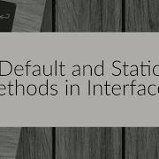 Default And Static Methods In Interfaces In Java IN HINDI