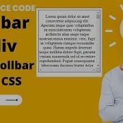 Scrollbar In Div Html CSS With Source Code