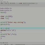 Pointers And String In C 24
