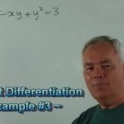 Implicit Differentiation Third Example