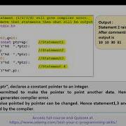 Pointers Void Null Dangling Constant